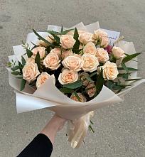 Букет Кремовые розы Латте в Бахчисарае
