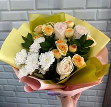 Букет цветов из:  Розы и Хризантемы #REPLACE_PRED# Бахчисарае