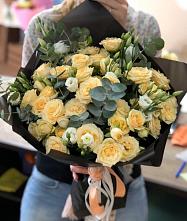 Букет цветов из:  Розы и Лизиантусы #REPLACE_PRED# Бахчисарае